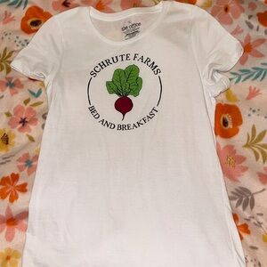 The Office Schrute Farms Short Sleeve Tee Size Large